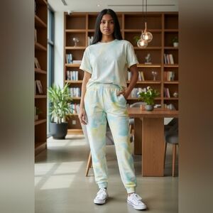 Ideology Girls Tie-Dye Joggers With 2 Slash Side Pockets Size 14 NWT